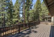 Upper back deck | Tahoe City Home